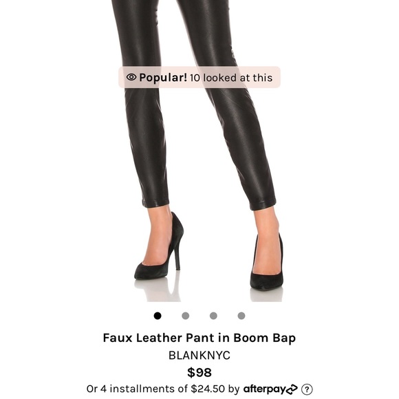 BLANKNYC Faux Leather Pant in Boom Bap
EUC - Picture 4 of 8